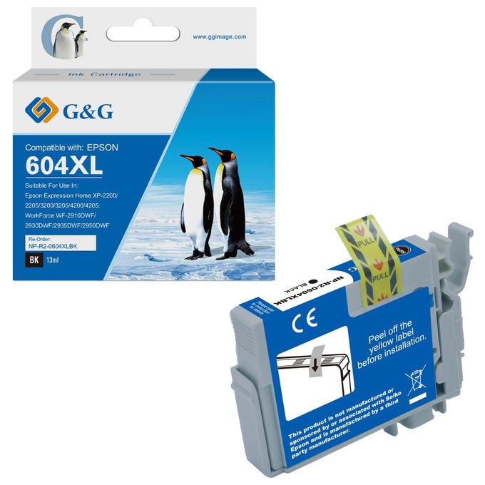 GandG, Cartuccia Inchiostro Compatibile, Multipack, Nero, Per Epson XP-2200-2205-3200-3205-4200-4205 WF-2910DWF-2930DWF-2950DWF