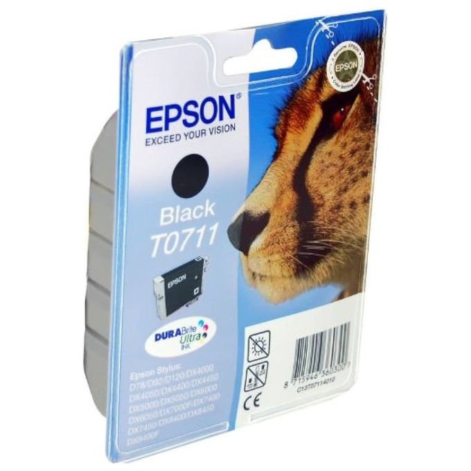 Epson, Cartuccia d'inchiostro, Nero, T0711 BK D78 - Yeppon
