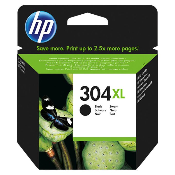GandG, Cartuccia d'Inchiostro Rigenerata, Nero, Compatibile HP 304XL, 18 ml