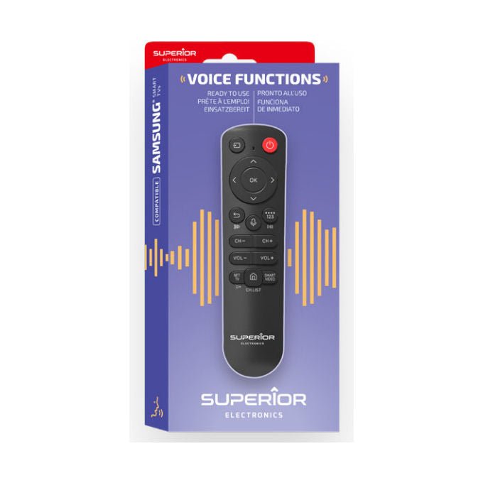 Superior, Telecomando Universale Bluetooth, Controllo Vocale, Per Smart TV Samsung, SUPTBB002
