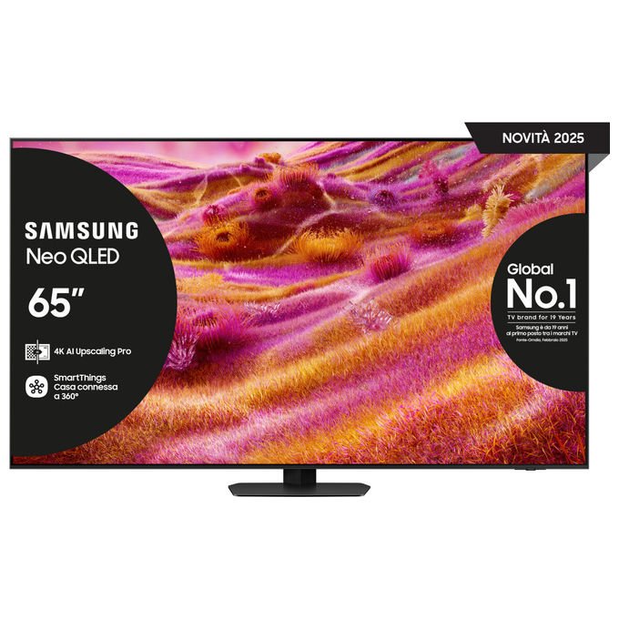 Samsung, TV Neo QLED 65'' 4K, Processore NQ4 AI Gen3, Quantum HDR+, Dolby Atmos, Smart TV
