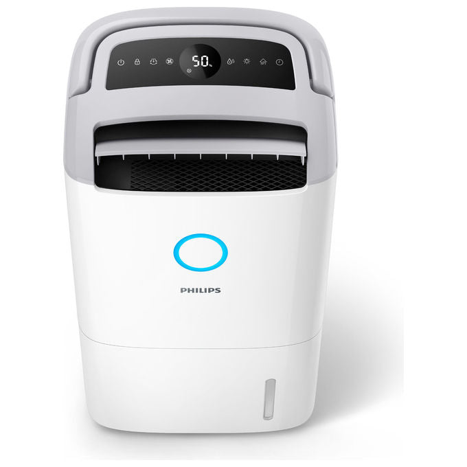 Philips, Deumidificatore e Purificatore d'aria 2-in-1, DE5305-11, 26.5 L-24h, Filtro HEPA, 137 m², Bianco
