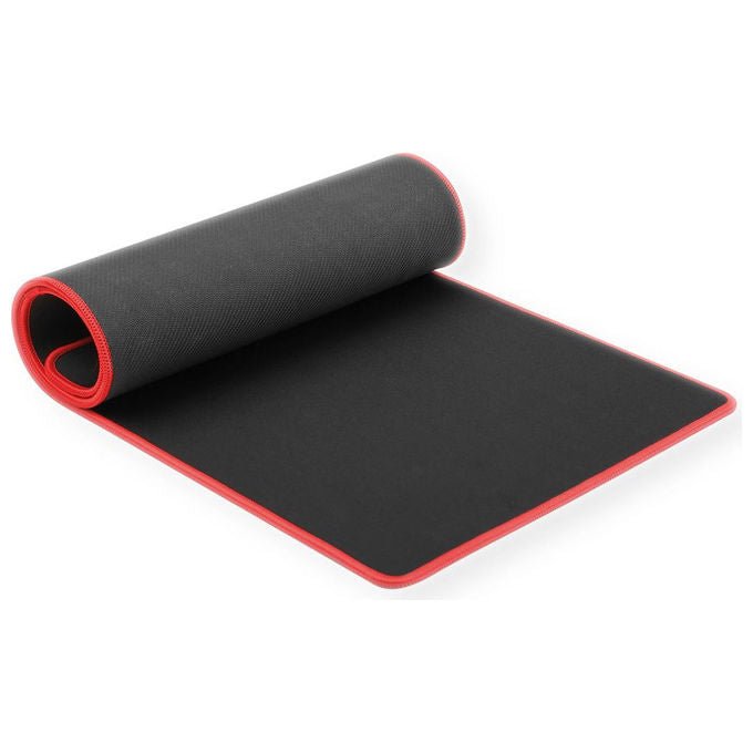 ROLINE, Tappetino Mouse Gaming, 78x30 cm, Tessuto Gomma, Nero Rosso