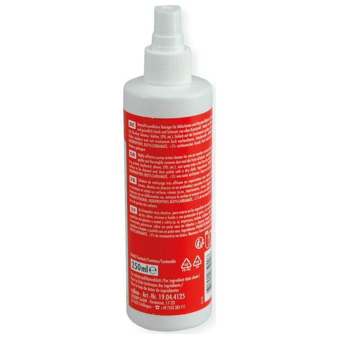 Roline, Detergente per Schermi, Plastica e Metallo, Spray 250 ml, Multicolore