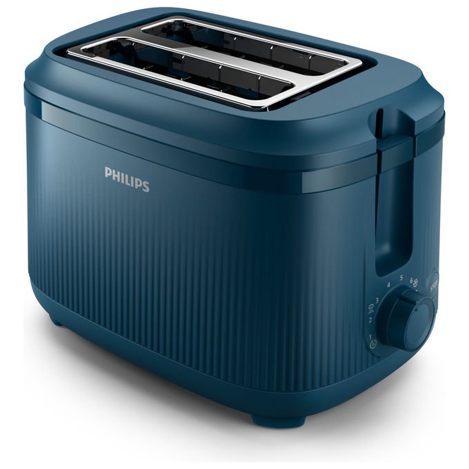 Philips, Serie 3000 HD2511-70 Tostapane, 2 Fette, Blu Malibu, 900W