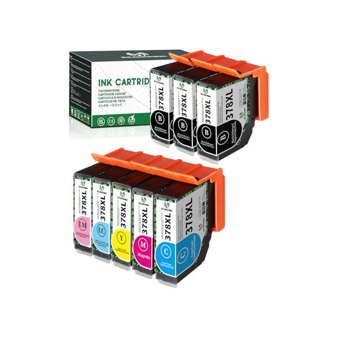 GandG, Cartuccia Inchiostro Compatibile Ciano, NP-E-0378XLC, per Epson 378XL