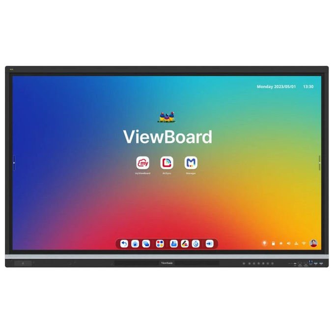 Viewsonic Display Interattivo 75'' Touchscreen 3840 x 2160 Pixel Nero