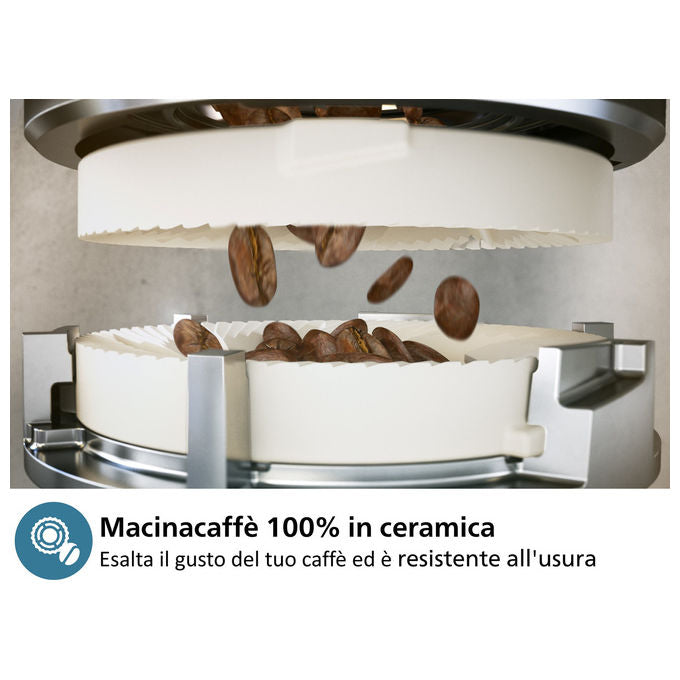Philips EP3329-70 Series 3300 Macchina da caffe' Automatica 1,8 L 15 bar 1500 W Macinatore integrato SilentBrew AquaClean colore Nero