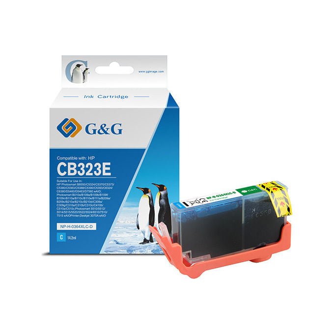 GandG Compatibile con HP 364XL C Cartuccia di Inchiostro Ciano
