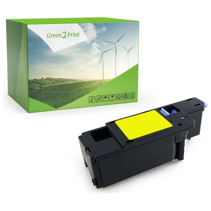 GandG, Toner Giallo, 1400 Pagine, Compatibile Epson C13S050611, AcuLaser C1700