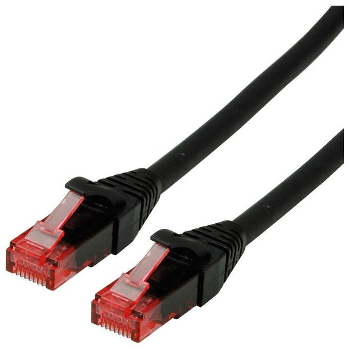 Roline, Cavo di Rete Cat6 U-UTP, 3 m, Nero