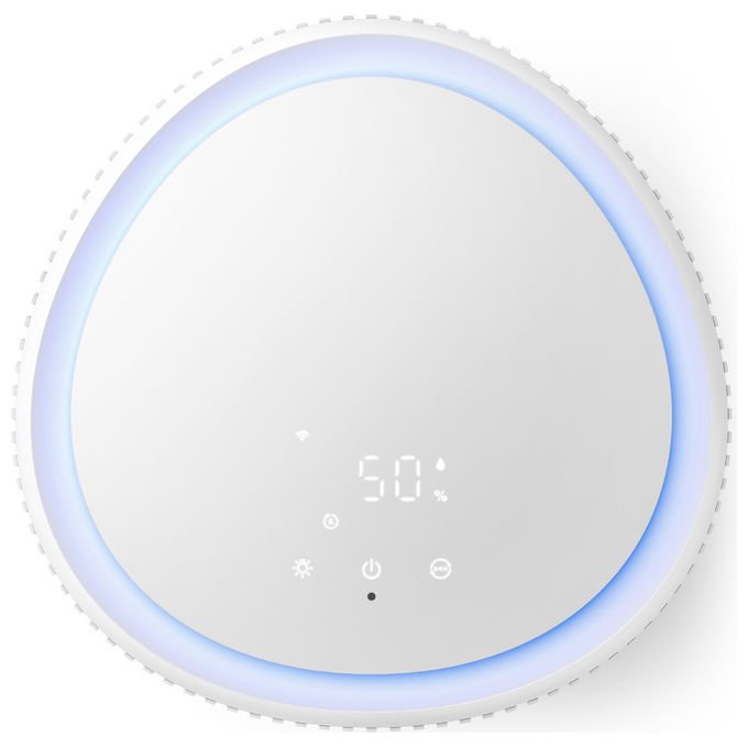 Philips, Purificatore d'aria e Umidificatore, PureProtect Water Serie 3400, 300 m³-h, Grigio Bianco