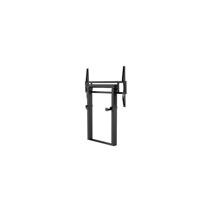 Link, Supporto TV da Muro 55-100'', Fino 120 kg, VESA 200x200-800x600, Altezza Regolabile, Nero