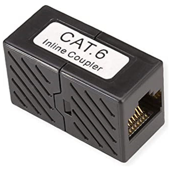 Roline, Accoppiatore Modulare RJ-45 Cat.6 Non schermato, Nero