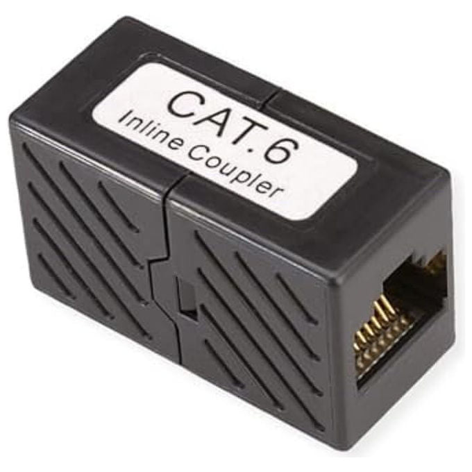 Roline, Accoppiatore Modulare RJ-45 Cat.6 Non schermato, Nero