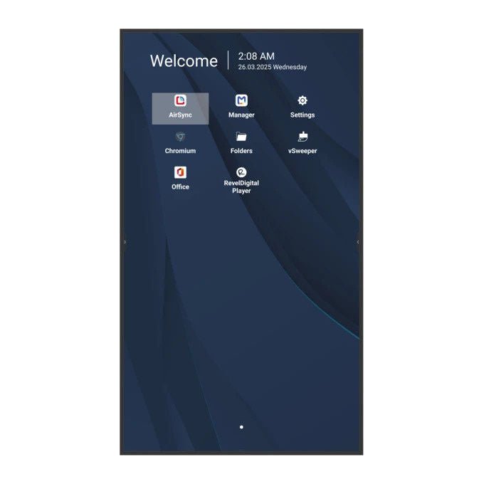 Viewsonic Display professionale 4K 86 pollici Android 14 Pannello piatto per segnaletica digitale