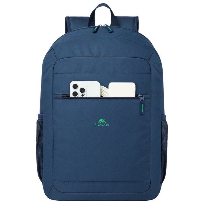 Rivacase, Zaino Gremio City, 15.6-16 Pollici, Blu, Poliestere, Rpet