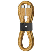 Native Union, Cavo USB-C, 1.2 m, Giallo, Ricarica Rapida, Power Delivery