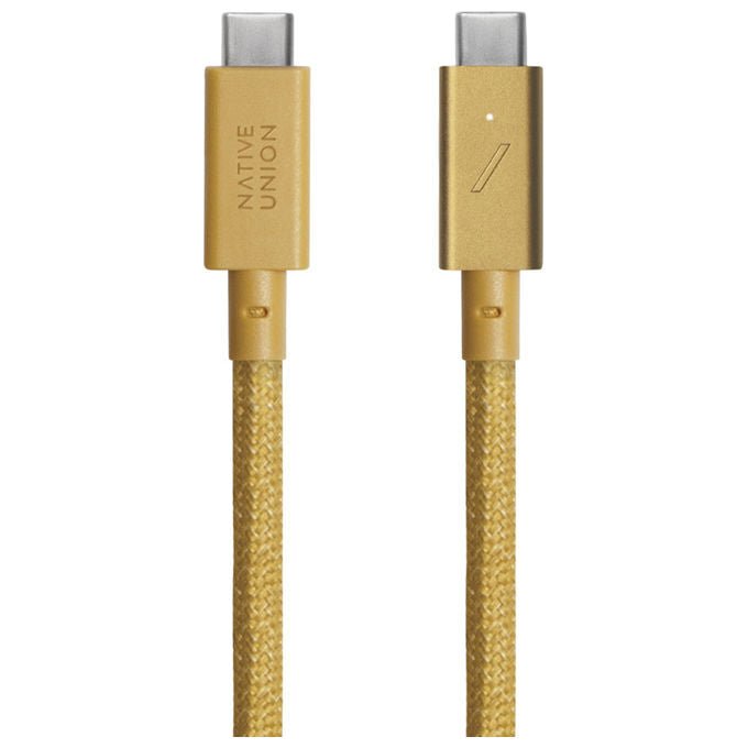 Native Union, Cavo USB-C, 2.4m, USB 2.0, Ricarica 240W, Marrone