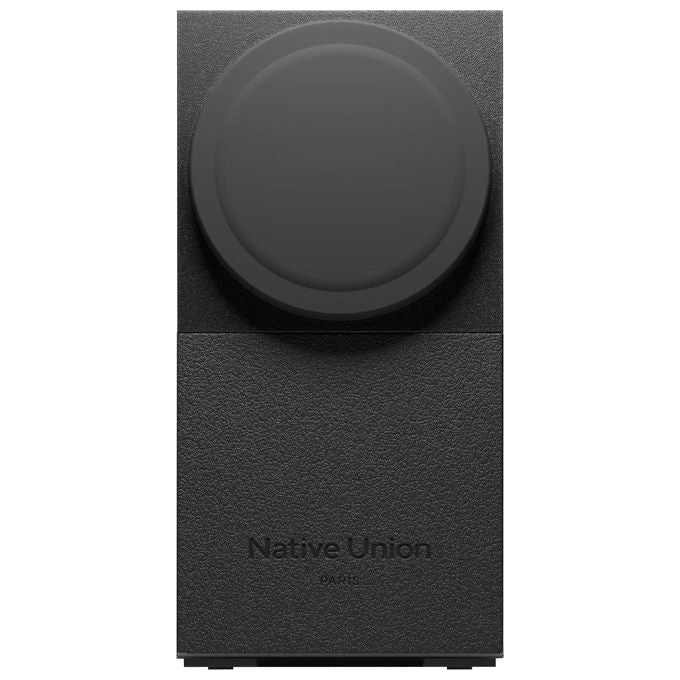 Native Union, Rise Caricatore Wireless 3-in-1 Qi2 Magnetico, Nero, con Adattatore 35W