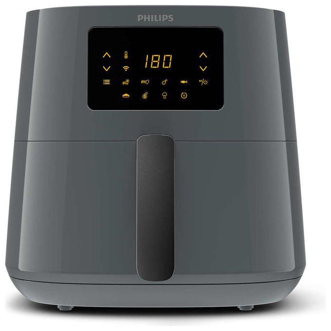 Philips, Essential Airfryer XL HD9280-60, Friggitrice ad Aria Calda, 6.2L, Ardesia