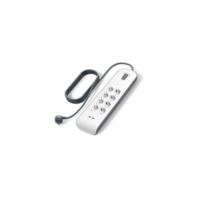 Belkin, Multipresa, 8 prese AC, Grigio, Bianco - Yeppon