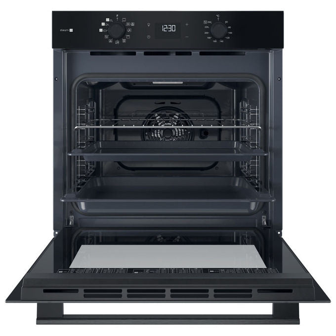 Hotpoint Ariston HAO458HSB Forno Elettrico da Incasso 71 Litri Classe A+ 13 Programmi Idrolitico Nero