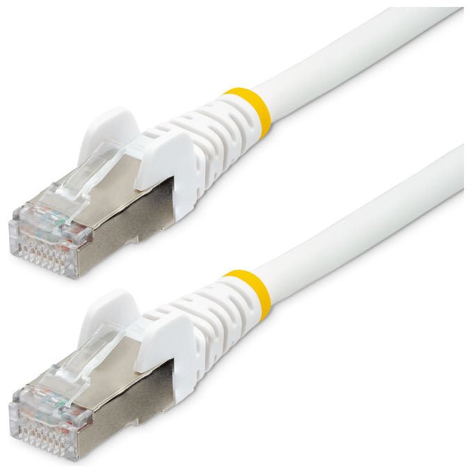 StarTech.com, Cavo Ethernet Cat 6a, 1m, Bianco, LSZH, 10GbE, S-FTP, RJ45
