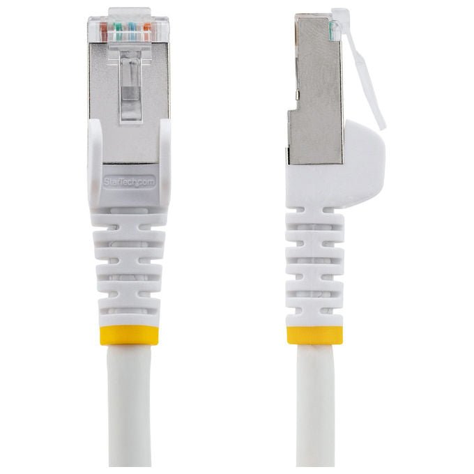 StarTech.com, Cavo Ethernet Cat 6a, 1m, Bianco, LSZH, 10GbE, S-FTP, RJ45