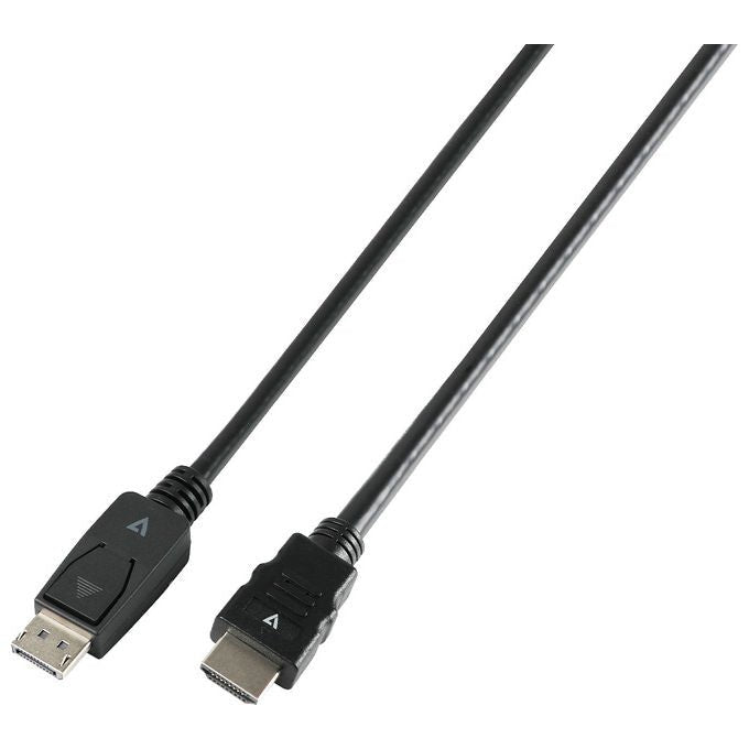 V7, Cavo DisplayPort 1.4 a HDMI, 4K 60Hz, 1 metro, Nero