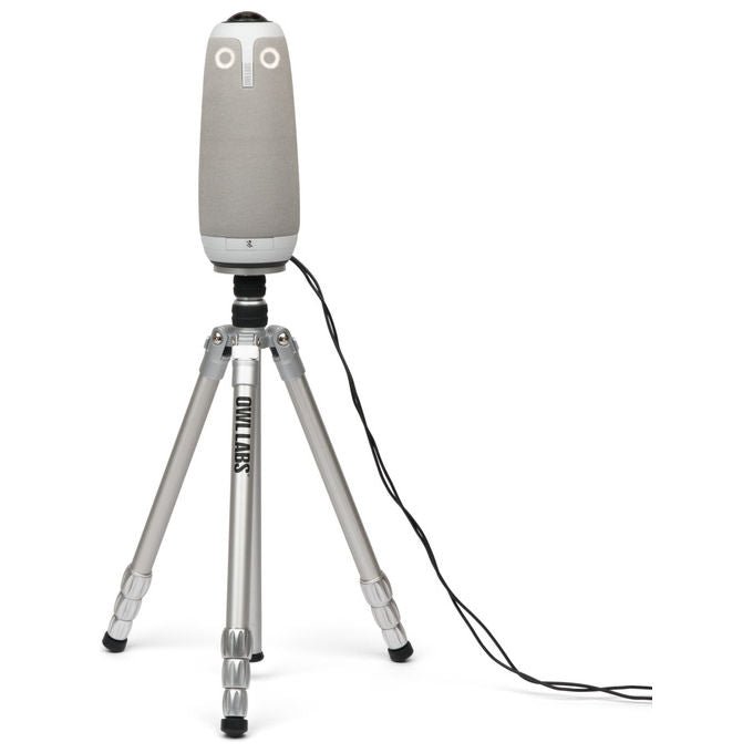 Owl Labs, Treppiede per Meeting Owl, Argento, Altezza 44.8-190cm, Con Custodia