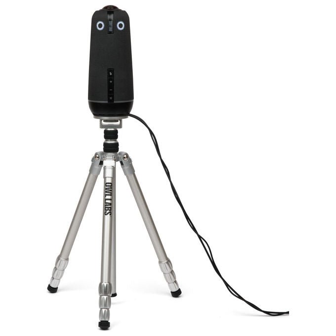 Owl Labs, Treppiede per Meeting Owl, Argento, Altezza 44.8-190cm, Con Custodia