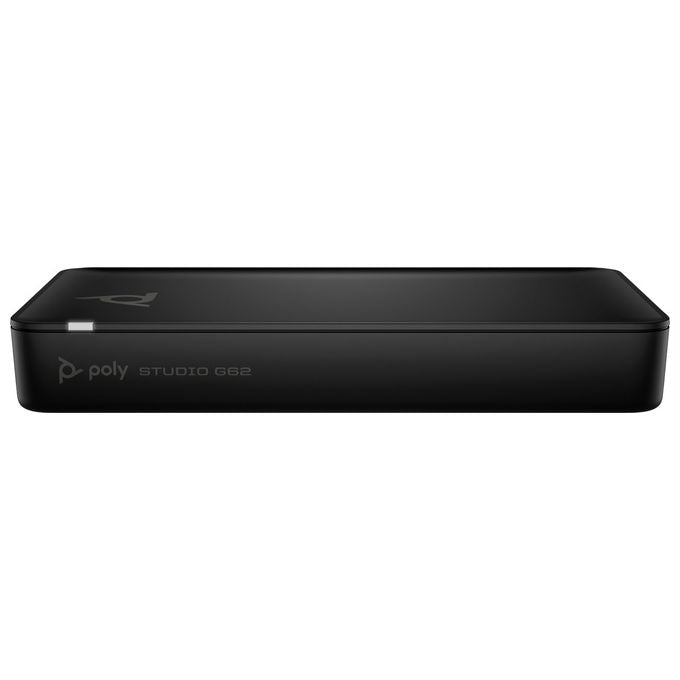 Poly Studio G62, Sistema Videoconferenza, 4K Ultra HD, Ethernet, Wi-Fi, Bluetooth, Nero