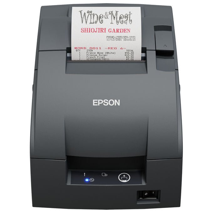 Epson, Stampante POS a Matrice di Punti TM-U220IIB, Grigia, Interfaccia Seriale RS-232