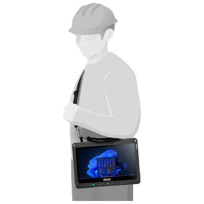 Infocase Fieldmate Mobility Bundle Heavy Weight, Cover Posteriore Nera per Getac 35,6 cm