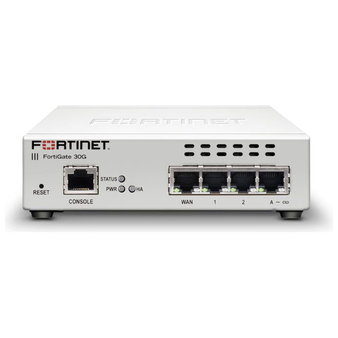 Fortinet, Firewall Fortigate FG-30G, 4 Porte GE RJ45, SD-WAN, NGFW