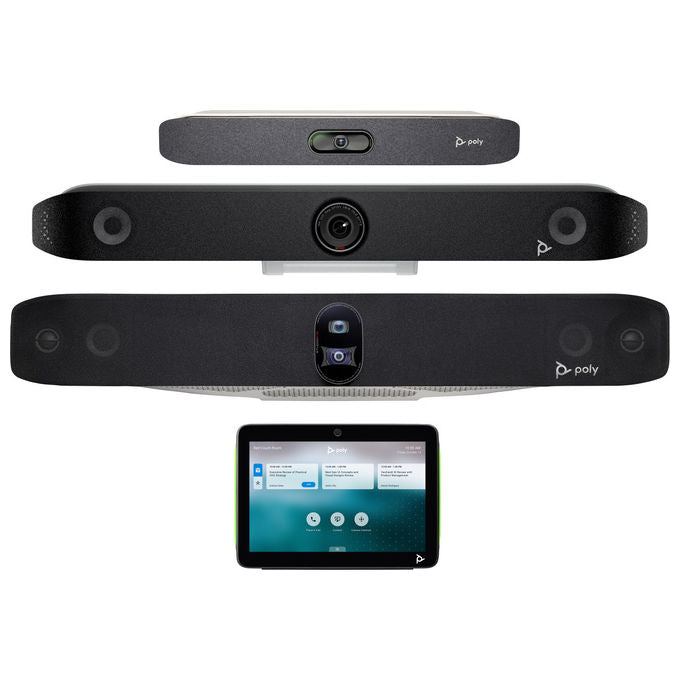 Hp Poly, Studio X72, Barra Video All-In-One, 4K Ultra HD, Zoom 7.3x, Nero
