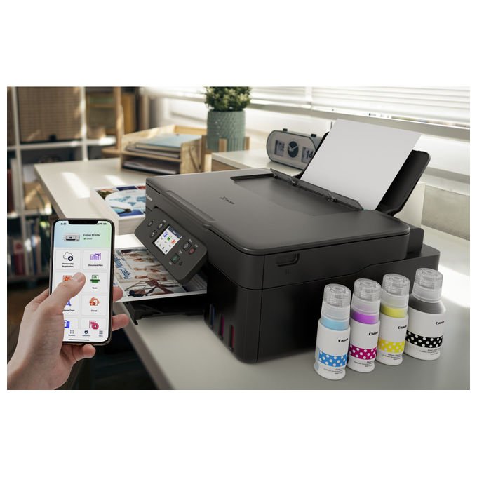 Canon, PIXMA G3590, Stampante Multifunzione, Getto d'Inchiostro, A4, Wi-Fi, Nero