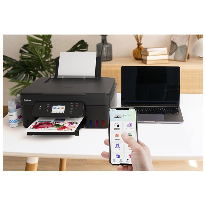 Canon, PIXMA G3590, Stampante Multifunzione, Getto d'Inchiostro, A4, Wi-Fi, Nero