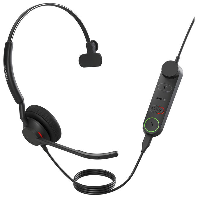 Jabra, Cuffie Mono Cablate, Engage 50 II UC, USB-C, Nero, Per Ufficio