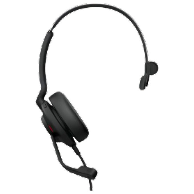 Jabra, Evolve2 30 SE MS Mono, Cuffie On-Ear Cablate, USB-C-A, Nero