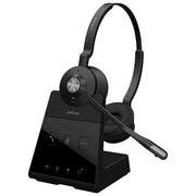 Jabra Engage 65 SE, Cuffie Wireless DECT Stereo, Portata 150m, Nero