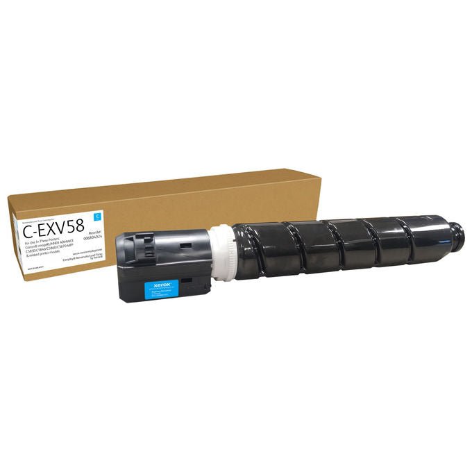 Xerox, Toner Ciano Rigenerato, Compatibile Canon C-EXV58, Everyday, 60000 Pagine