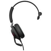 Jabra, Cuffie Mono, Evolve2 40 SE, Cablate USB-C-A, Nero