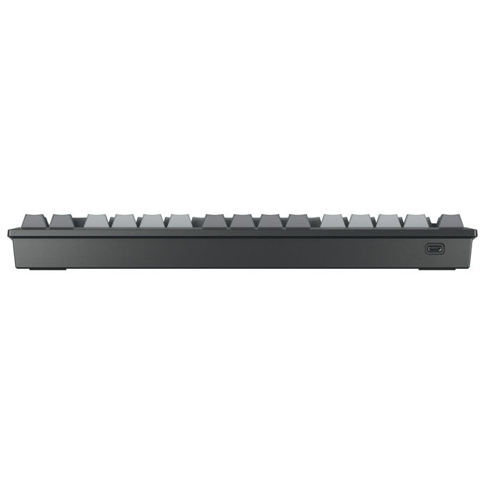 Cherry, Tastiera Meccanica Wireless, Compatta 75%, CHERRY MX2A Silent Red PBT, Nero Rame Grigio