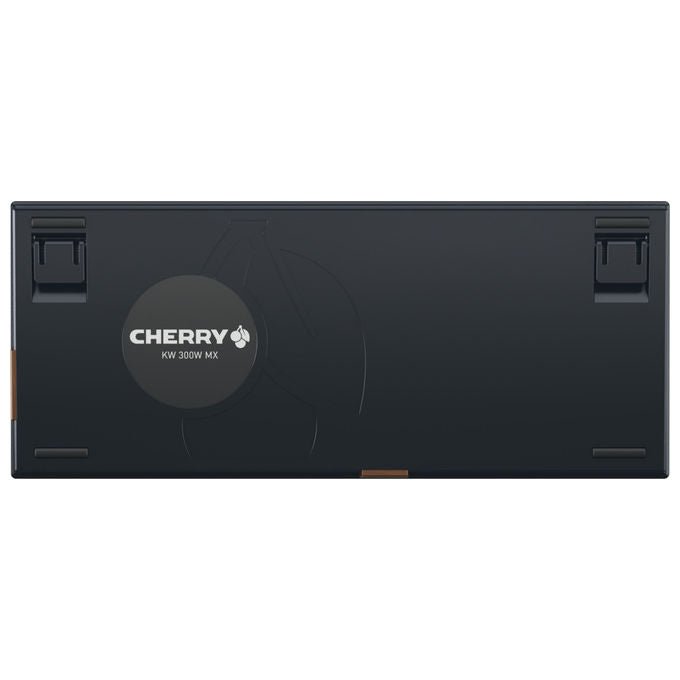 Cherry, Tastiera Meccanica Wireless, Compatta 75%, CHERRY MX2A Silent Red PBT, Nero Rame Grigio