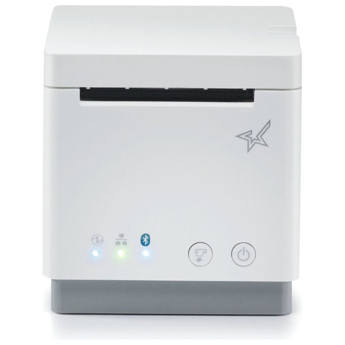 Star Micronics, Stampante Termica POS, mC-Print2, 203 x 203 DPI, Cablato e Wireless, Bianco