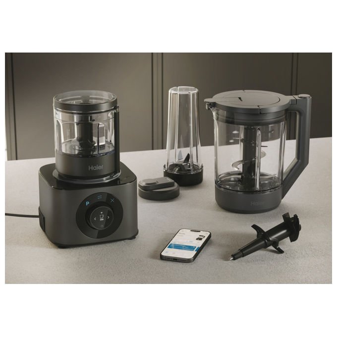 Haier, Frullatore da Tavolo, 2 L, Grigio Ossidiana, I-Master Serie 7 HBL7W5