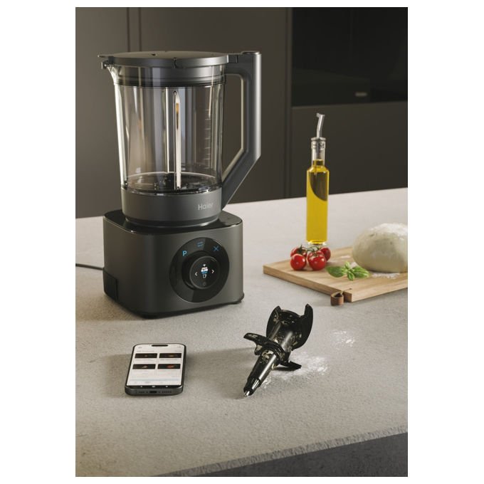 Haier, Frullatore da Tavolo, 2 L, Grigio Ossidiana, I-Master Serie 7 HBL7W5