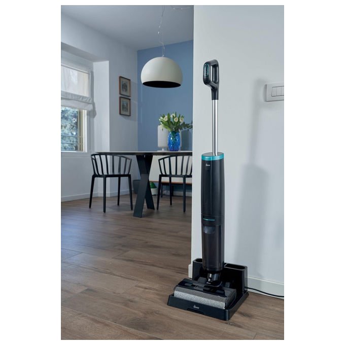 Hoover HW3Z00 011, Aspirapolvere Elettrica Senza Sacchetto, 0.55 L, 220 W, Nero